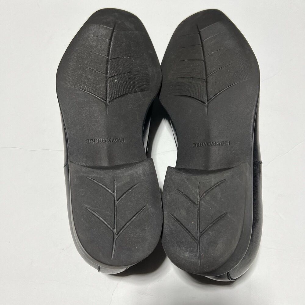 Bruno Magli Mens Leather Raging Slip On Loafers Size 11.5 Black - Picture 6 of 6
